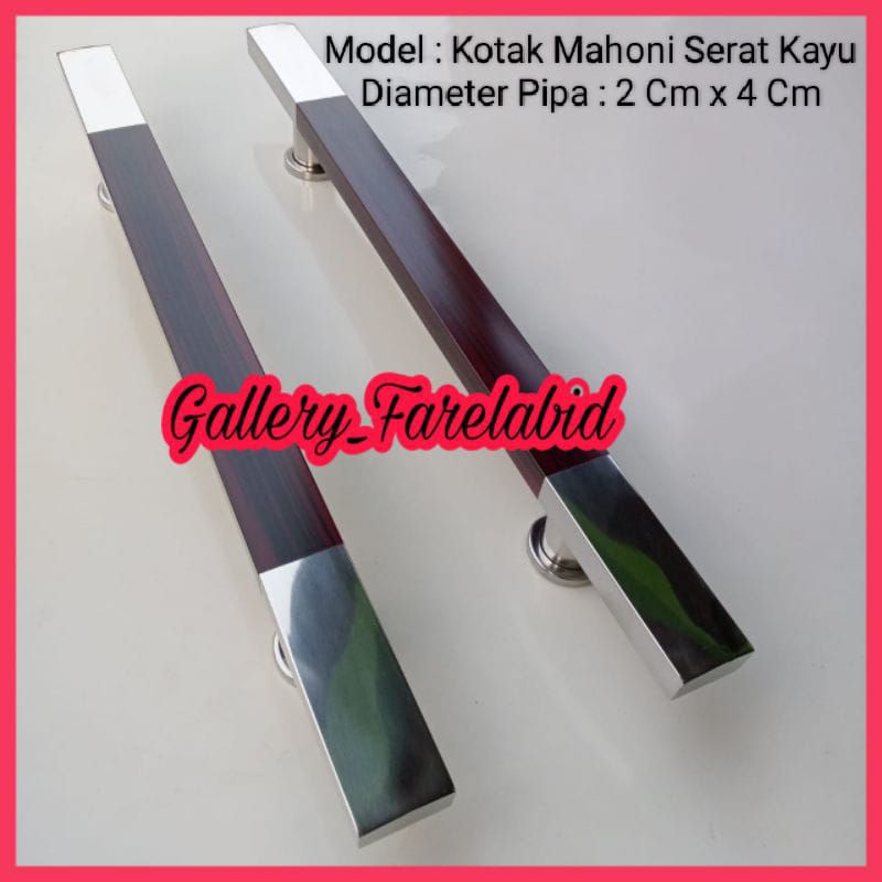 Handle Pintu Rumah Stainless Steel 60 Cm Gagang Pintu Rumah Modern 45 Cm Pegangan Pintu Kupu Tarung Tarikan Pintu Rumah Utama Minimalis