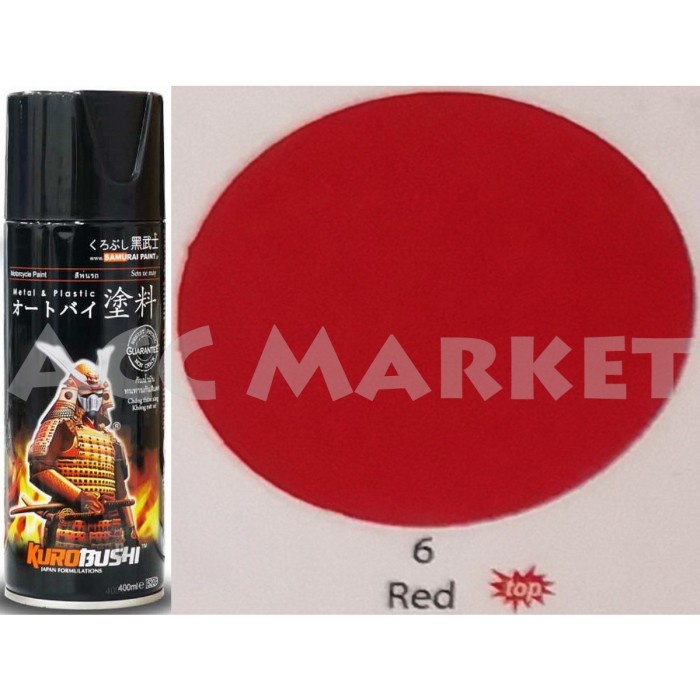 Pilox Samurai Pilok Pylox Cat Merah Red 6