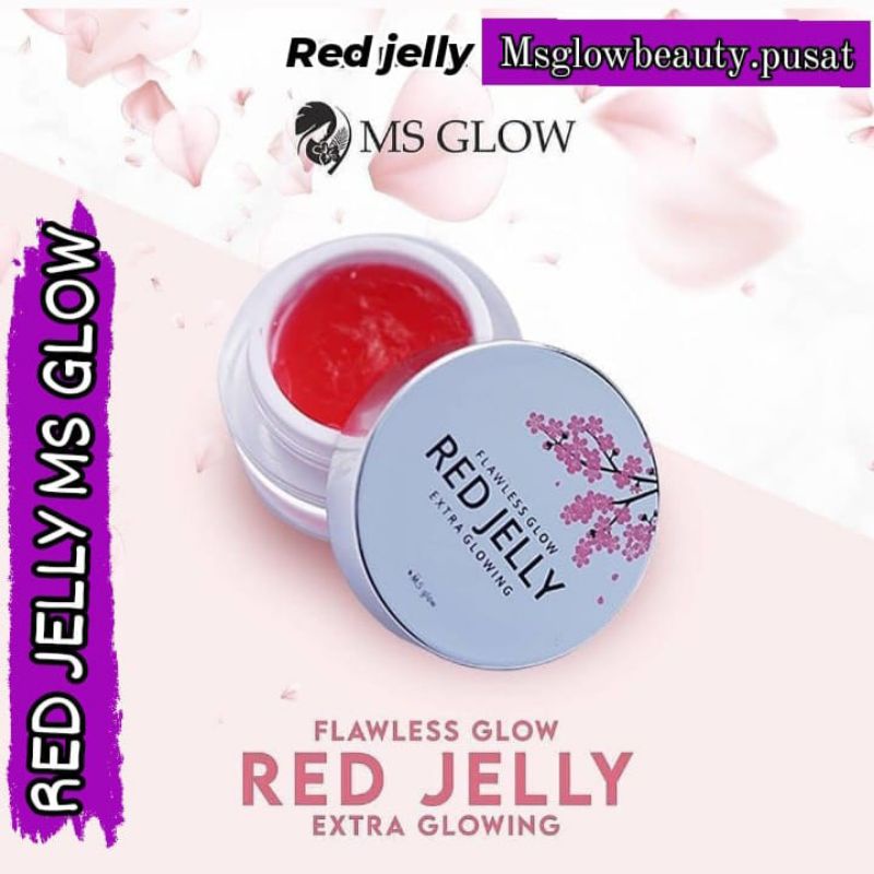RED JELLY  MS GLOW BPOM 100% ORIGINAL AMAN AGEN JAKARTA