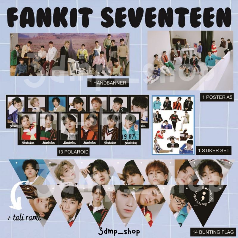 FANKIT SEVENTEEN SEMICOLON KPOP ALBUM PAKET BUCIN