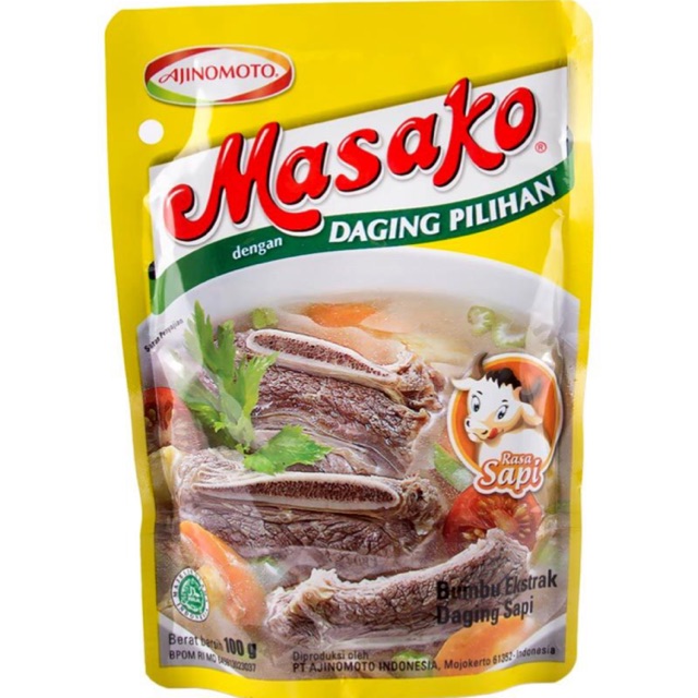 

AJINOMOTO PENYEDAP RASA MASAKO SAPI 100G