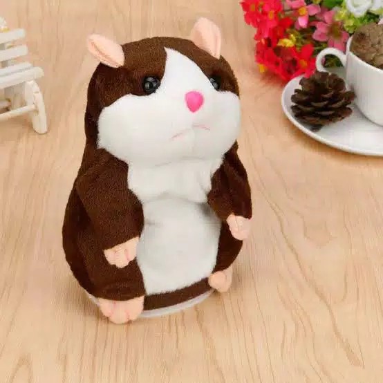 Talking Hamster/Mainan Boneka Hamster Bisa Bicara dan Bergerak 0657