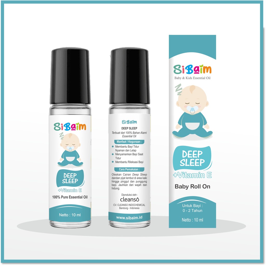 Membuat Bayi Tidur Lebih Nyenyak - SIBAIM BABY DEEP SLEEP Essential Oil 10ml by psikopediastore