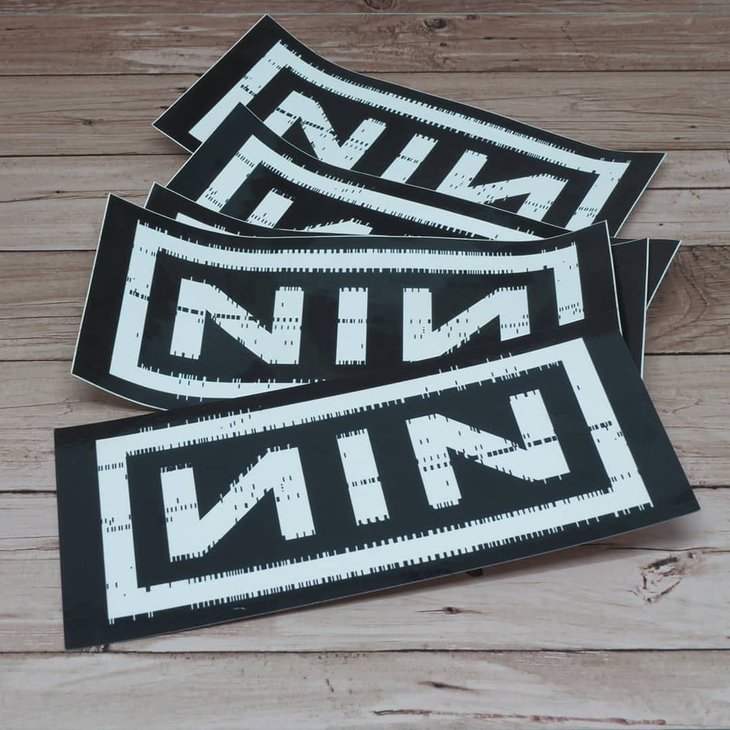 STICKER NINE INCH NAILS - PUNCHCARD