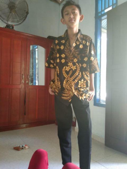 Termurah Bisa Pisah-batik Couple Keluarga/ Batik Couple Keluarga Bakung Full Prada/ Batik Couple