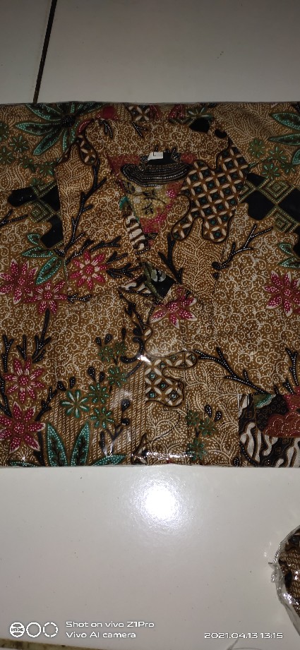 Promo Batik Couple Keluarga Sarimbit Sania Ruffle Batik Ori Ndoro Jowi Motif Toples