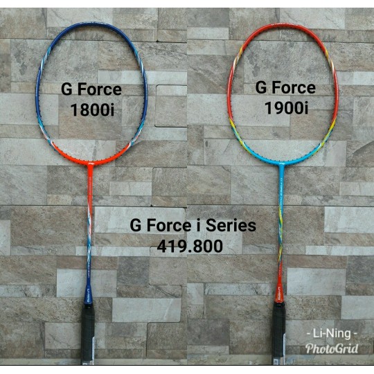 Original Lining G Force Power 1800i / 1900i Raket Badminton