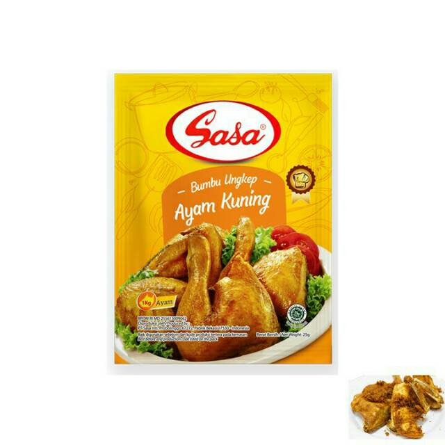 

Sasa Bumbu Ayam Kuning 25 gr
