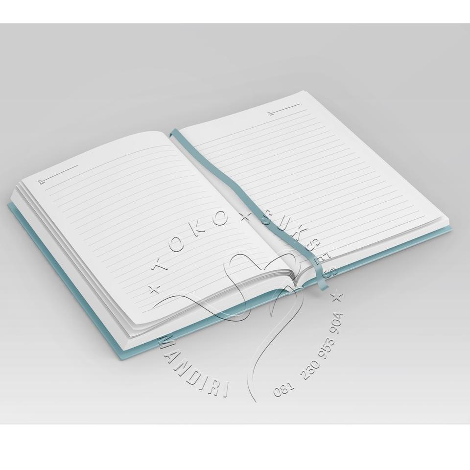 

↗ Buku Catatan Notebook Hard Cover A5 200 Lembar Custom Desain ㅝ