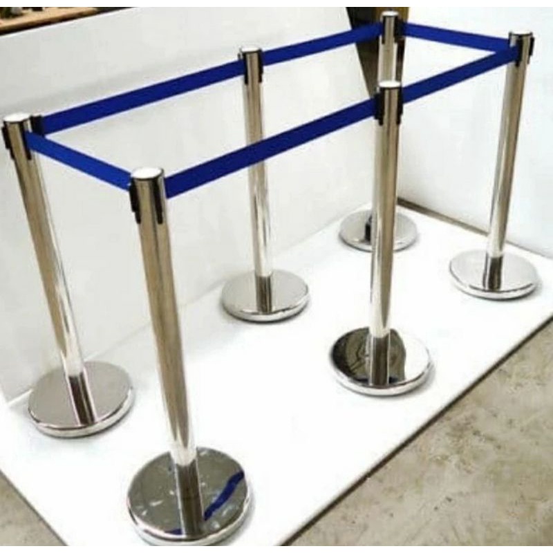 

Tiang Pita Pembatas / Tiang Antrian Pita Murah