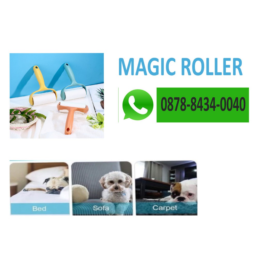 Magic Roller Pembersih Serabut Rambut dan Bulu Hewan/Pet Hair Remover