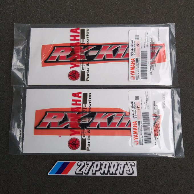 EMBLEM BOX AKI RX KING 2004 YAMAHA ORIGINAL