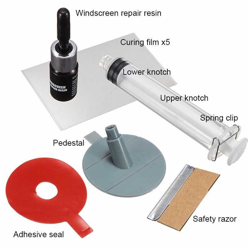 Best Seller ! Alat Reparasi Kaca Mobil Retak Windshield Repair Kit - XJ-01