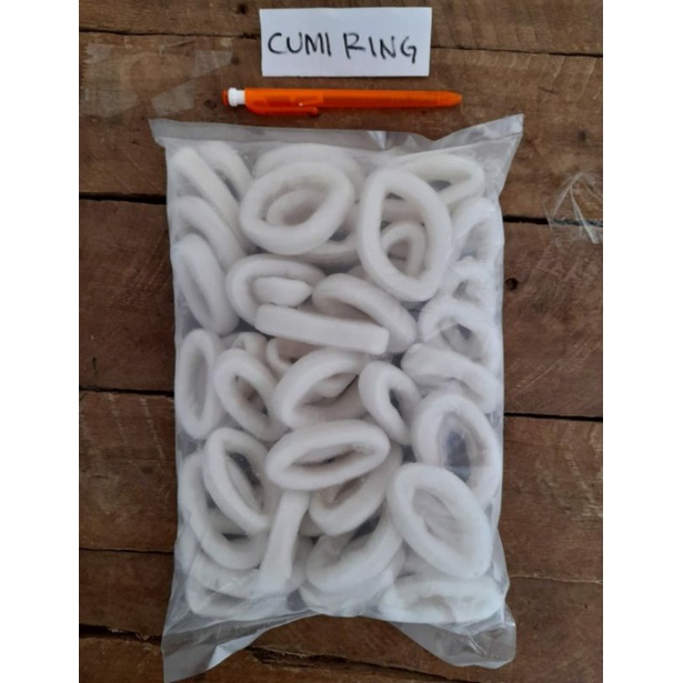 cumi ring import 1 kg frozen calamari