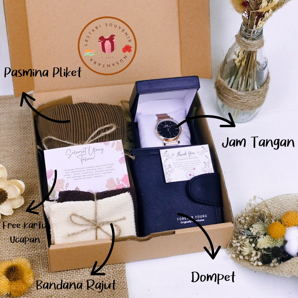 [Lestari Souvenir] Kado Ulang Tahun Anniversary Pacar | Hampers Cewek | Paket Gift Hadiah Cewek Hija
