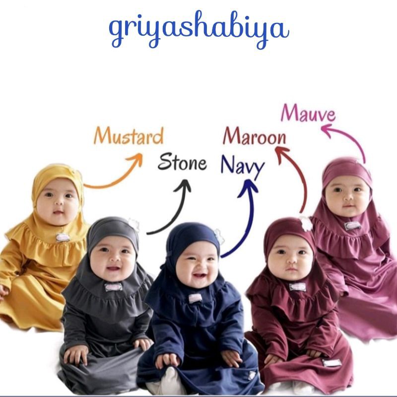 GAMIS anak pakaian bayi newborn gamis kalla pakaian muslim anak(cetta)