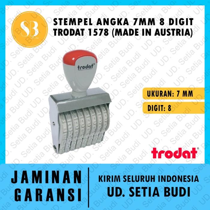 

Stempel Angka 7Mm 8 Digit Trodat 1578 (Made In Austria)
