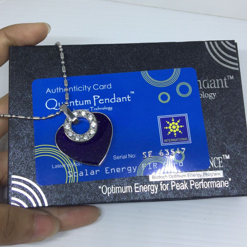 Kalung Quantum Kesehatan | Pendant Health Garansi Asli Model Terbaru bisa bayar di tempat liontin love biru