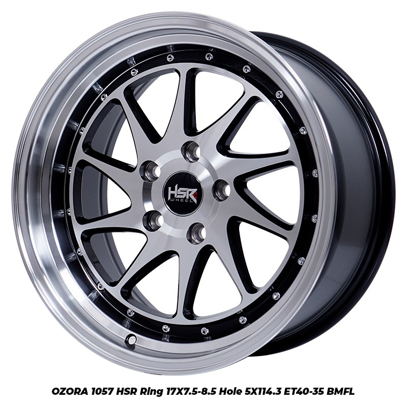 Velg R17 Mobil HRV Xpander Innova HSR OZORA 1057 Ring 17 Hole 5 PCD 114,3 Lebar Belang