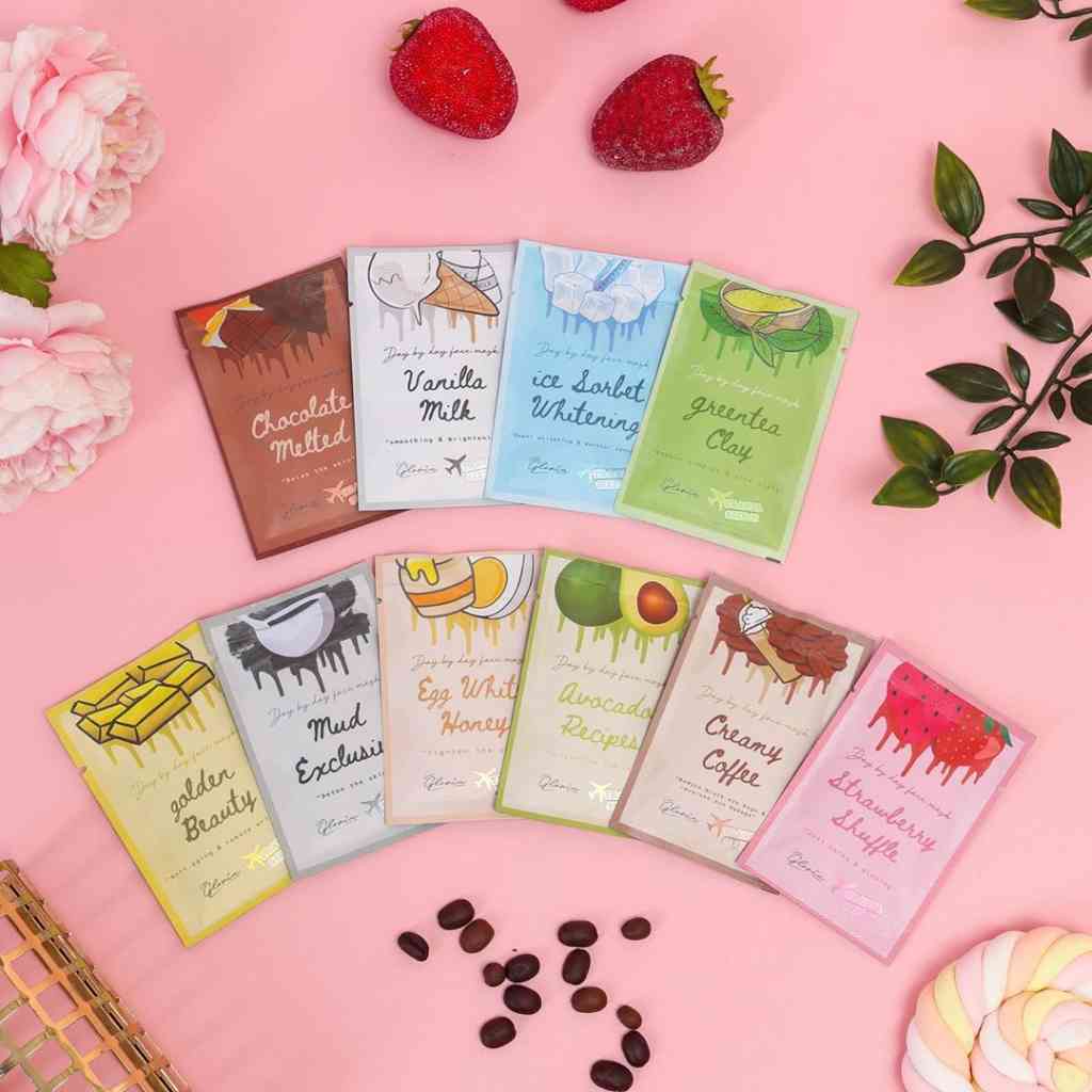 Masker Organik (Wash Off) Lea Gloria 10 gr BPOM