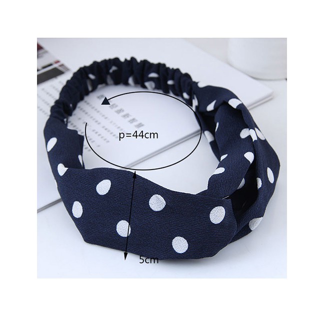 LRC Bando Fashion Spot Shape Decorated Headband A5425X