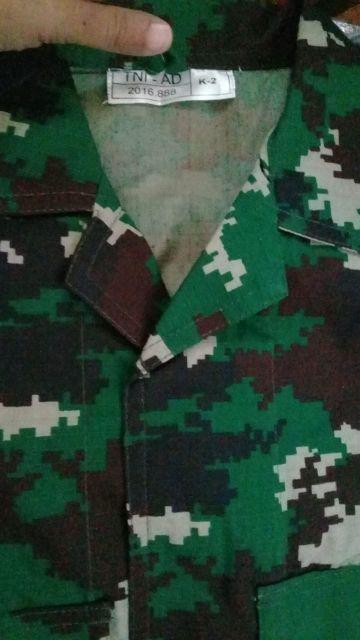 Seragam PDL loreng  jatah TNI l Seragam PDL loreng RAIDER  l 