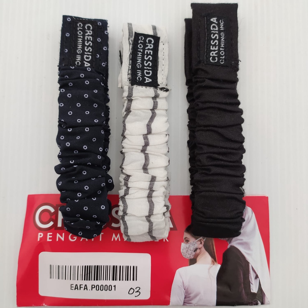 gos CRESSIDA Konektor Pengait Masker Kain Modern