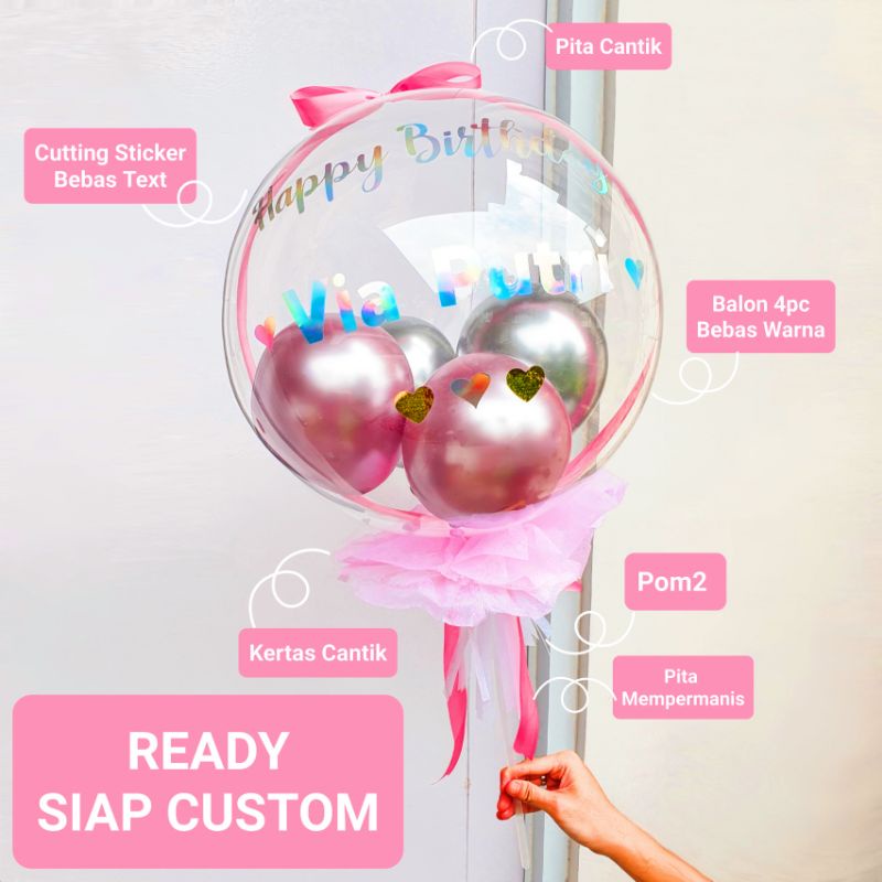 READY STOCK | Balon Bouquet Lollipop Premium | Buket Viral Balloon Balon Chrome | Hadiah Wisuda Hamp
