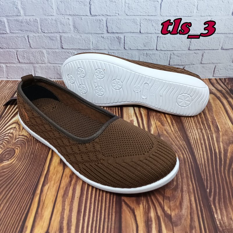 Sepatu Flat Wanita New Era Bella/Ella 37-40 Sepatu Slop Cewek Dewasa