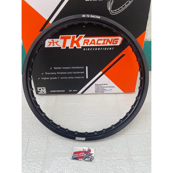 Velg Almunium TK Racing Ring 17 140 Hitam Bright Original