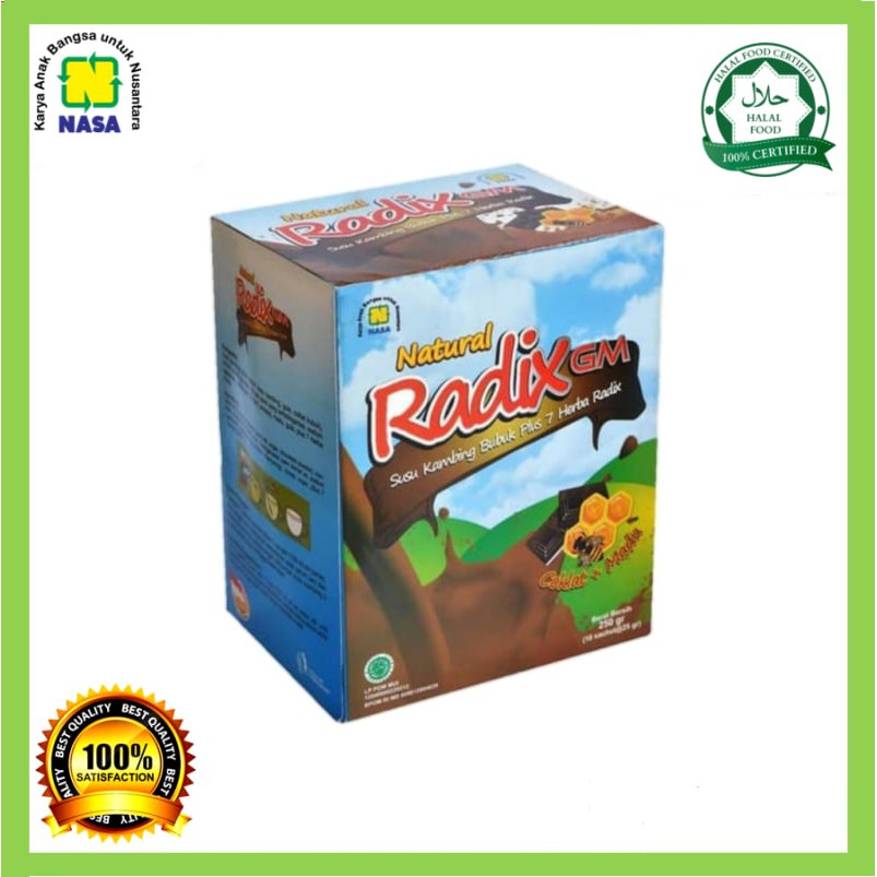 

Susu Bubuk Radix Susu Kambing Etawa Rasa Cokelat Original NASA ENI STORE