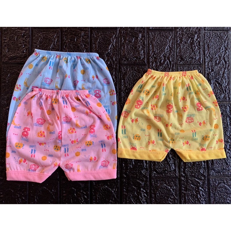 Celana Pendek Bayi NB (1pcs/3pcs/6pcs)