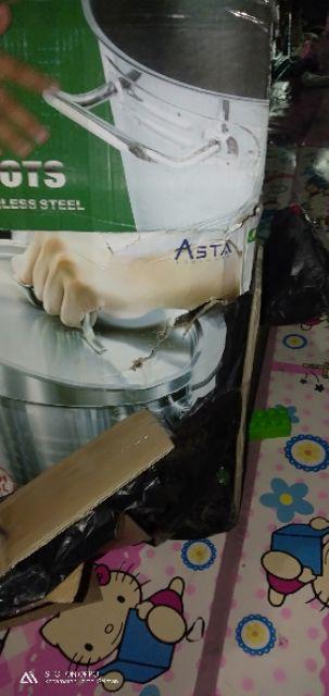 Panci Set Stockpot Dan Steamer Set Stainless Steel Free Cupit