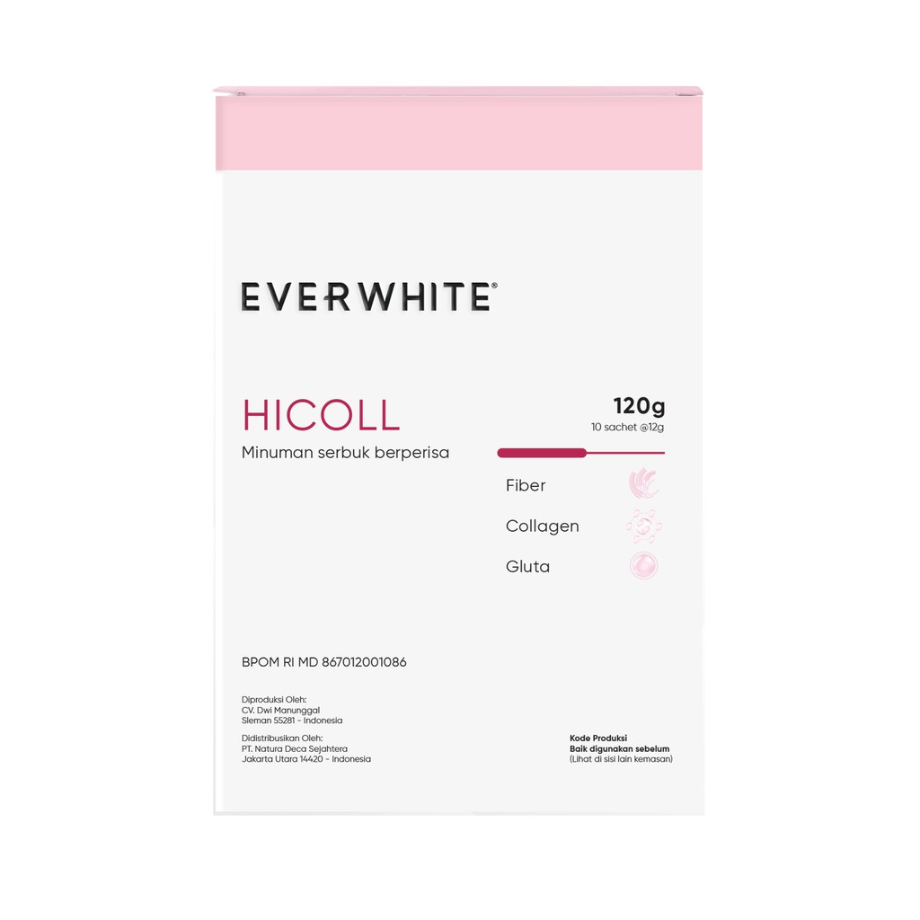 Jual Everwhite Hicoll Drink - Brightening Booster Halal | Shopee Indonesia