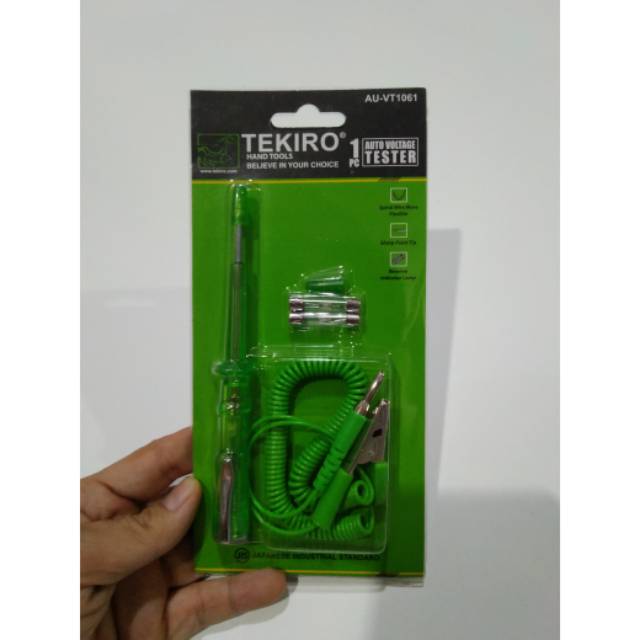 TEKIRO auto voltage tester DC tes voltase ORIGINAL