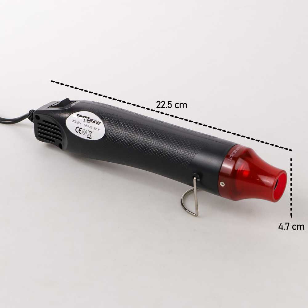 Taffware Hot Heat Gun Pemanas Plastik Elektrik Multifungsi 300W