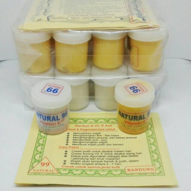 Cream Natural 99 Original Tanpa Kotak Siang Atau Malam Shopee Indonesia