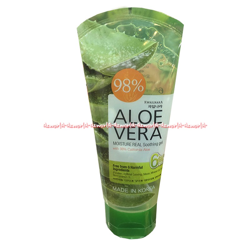 Aloe Vera Moisture Real Sooting Gel 98% California 150ml AloeVera Untuk Kulit Skin
