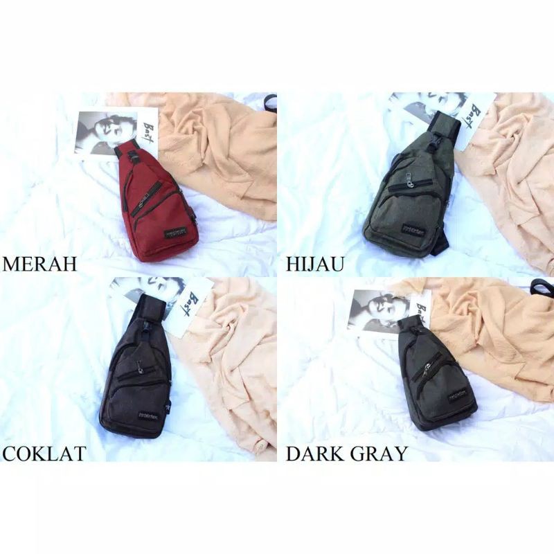 Bundara.id Ta-1109 Tas Import selempang Unisex Tas selempang pria wanita keren
