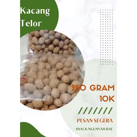 

Kacang Telor, Kacang Gurih Renyah Khas Purwokerto