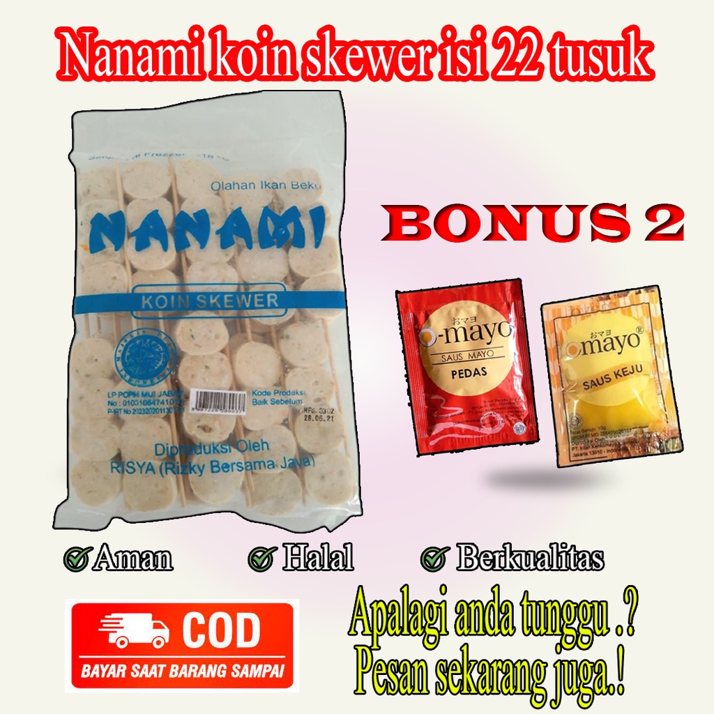

nanami Koin Skewer isi 22