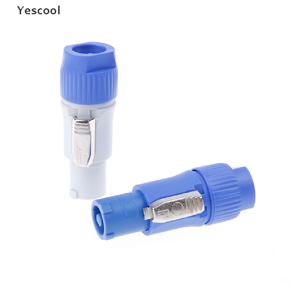 Yescool 10pcs NAC3FCA Speakon Plug Konektor Powercon 3 PIN Male 20A 250V AC