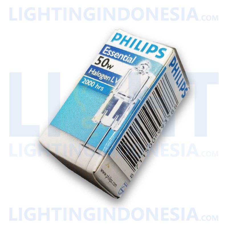Philips Halogen kacang / Capsule 12v-50w (Gy6,35)