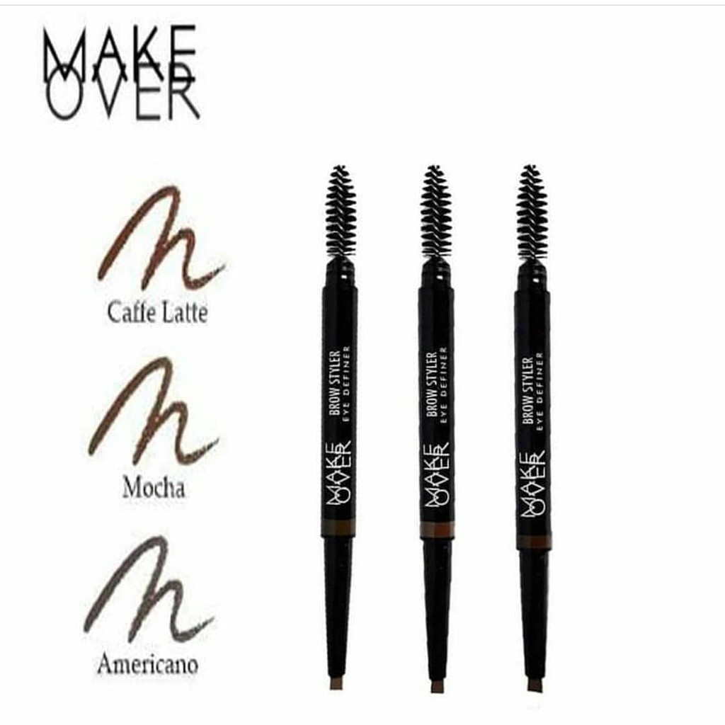 MAKE OVER BROW STYLER EYE DEFINER - Pensil Alis Putar