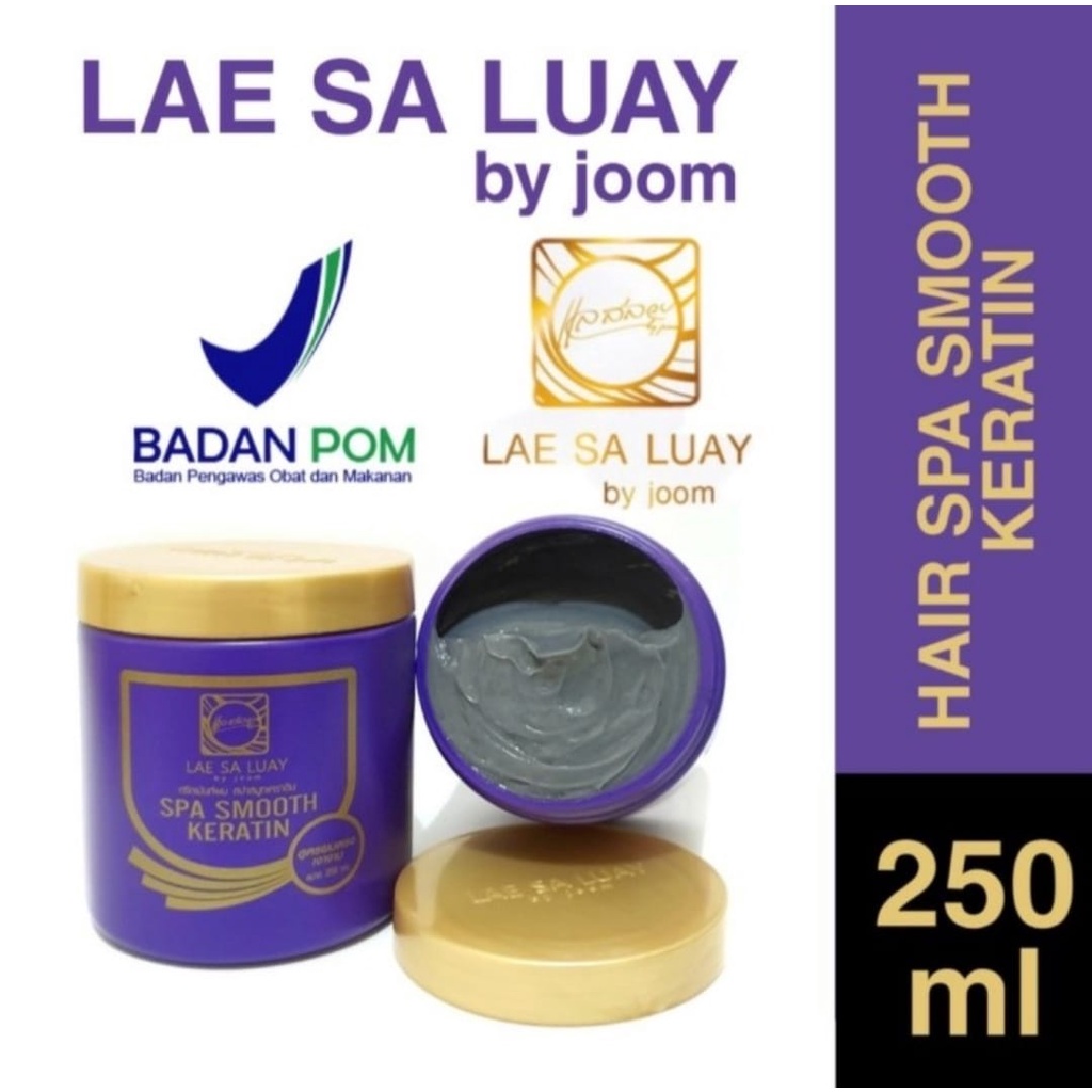 LAE SA LUAY HAIR SPA SMOOTH KERATIN SERUM MASKER PERAWATAN RAMBUT ORIGINAL