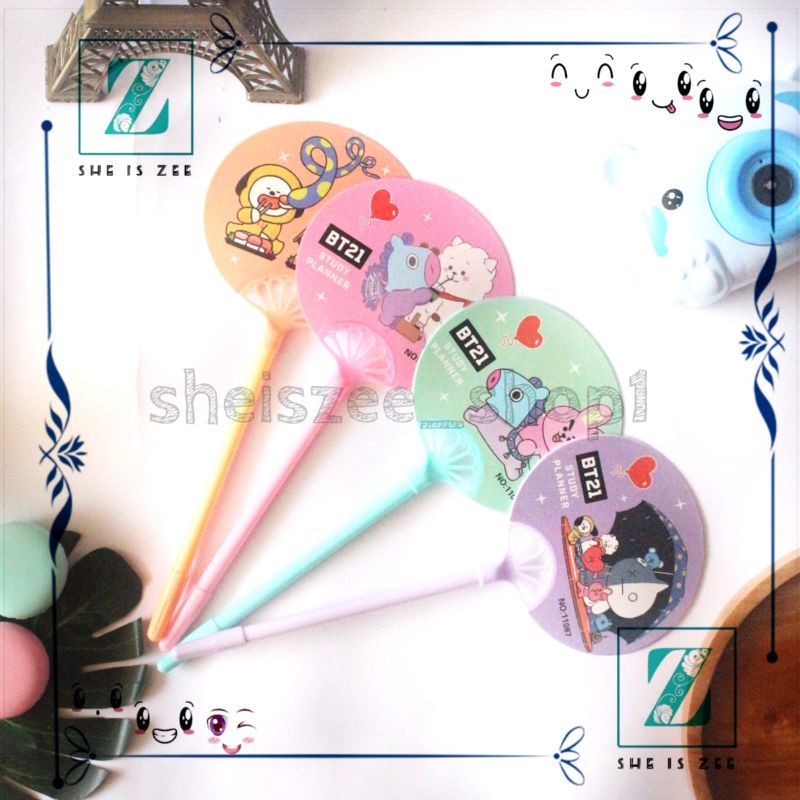 

pulpen gel BTS / pulpen murah / pulpen bts / alat sekolah