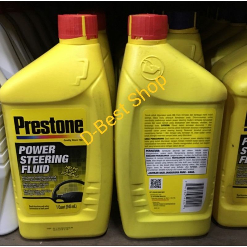 PRESTONE PSF / POWER STERING FLUID / OLI POWER STERING MERAH - 1 liter