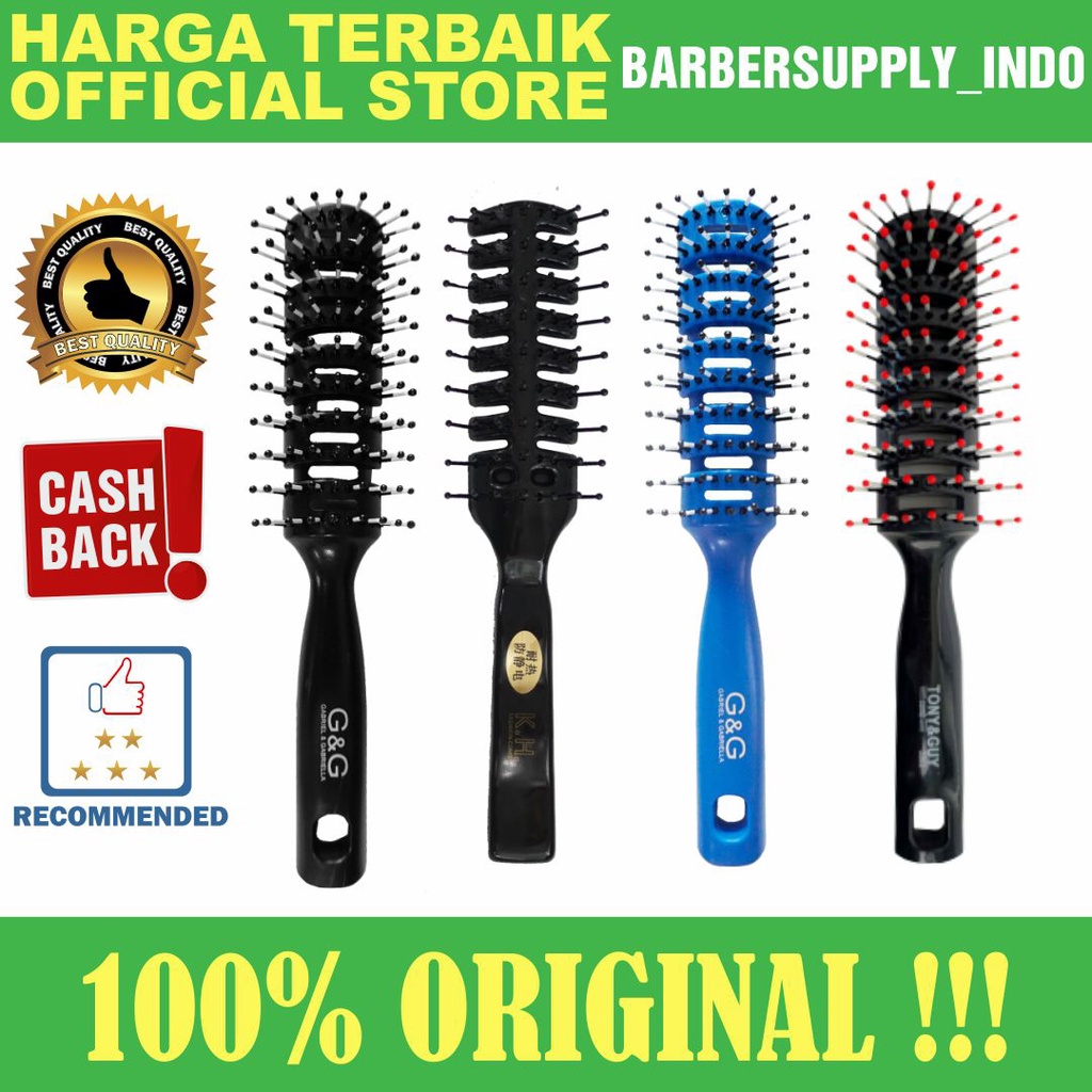 Vent Brush / Sisir Vent Brush / Sisir Ventilasi / Sisir Blow dry