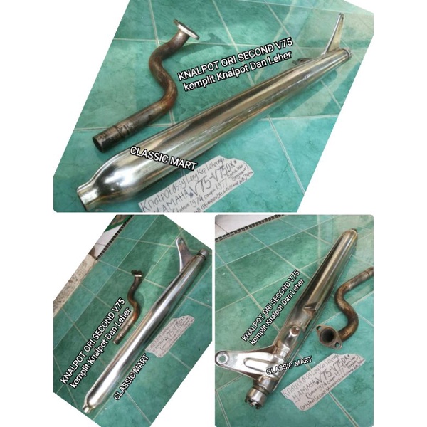 KNALPOT YAMAHA V75 ORIGINAL