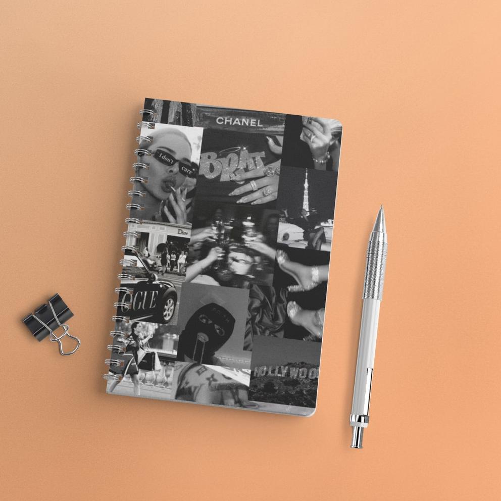 

➫db Model Baru Notebook Aesthetic Edition 1 Lined Grid Dot Ukuran A5 Ring Spiral Jurnal Catatan Buku Spiral Binder 85 ➫